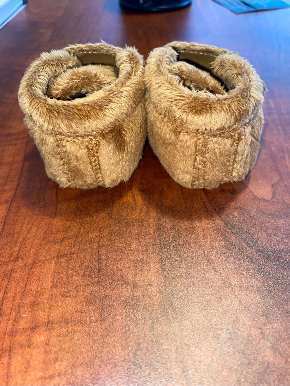 UGG Baby Plush Walker Boots in Chestnut Brown